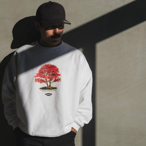 Autumn Leaves Sweat -WHITE- 詳細画像